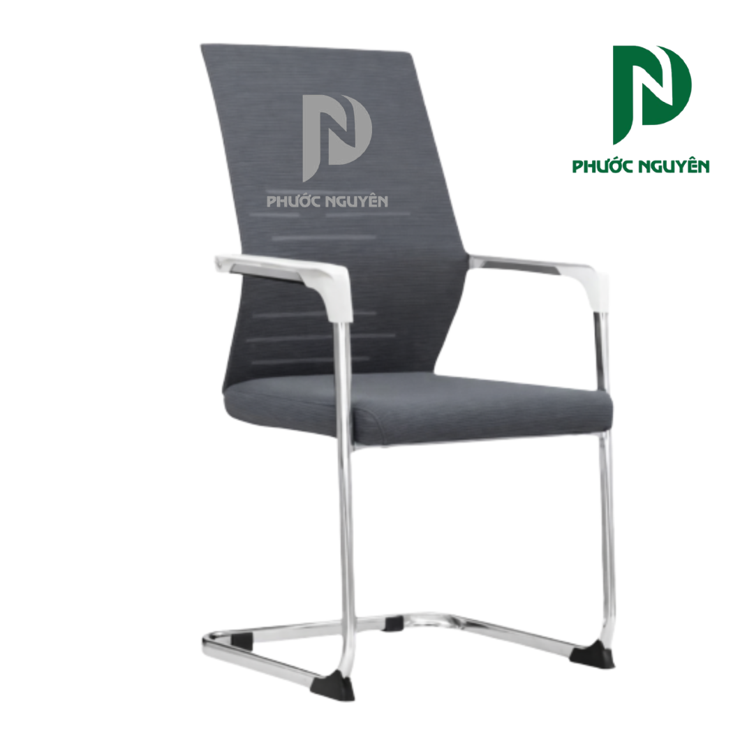 Ghế lưới chân quỳ xám- 8013