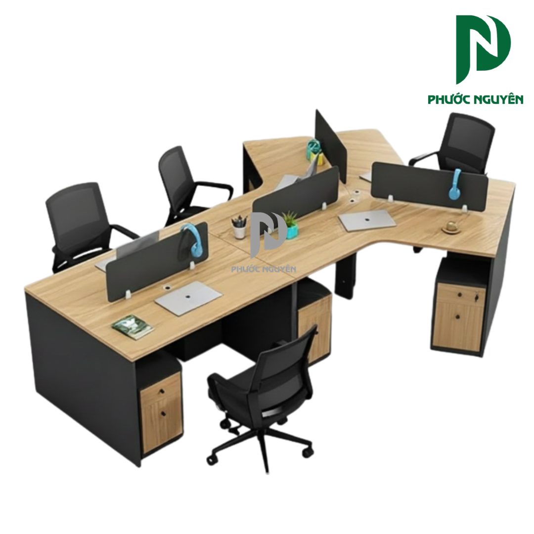 Bàn cụm 5 người- 001 