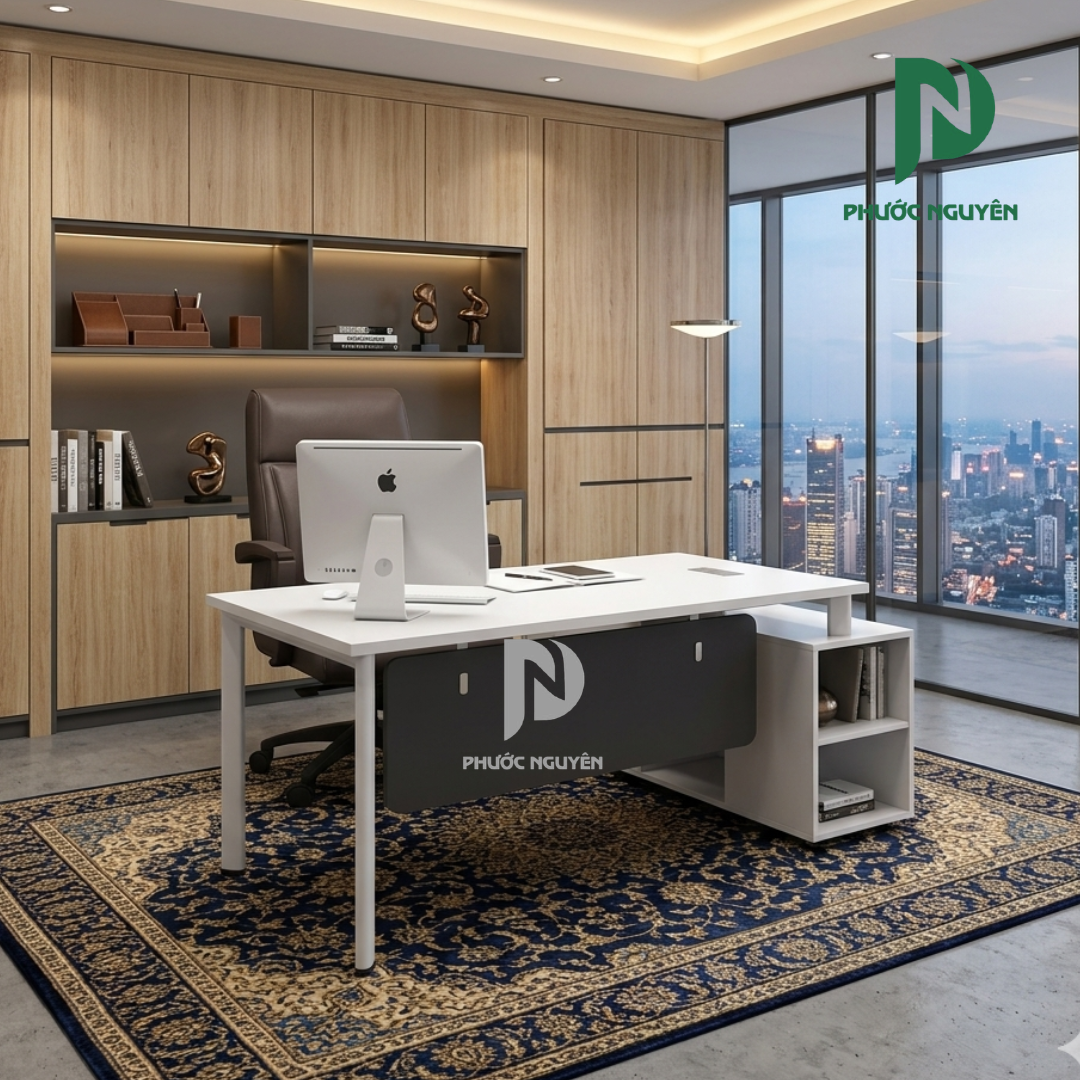 Bàn lãnh đạo chữ L- 005